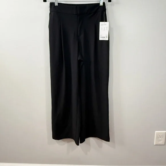 Athleta Pinnacle Trousers Black Size 4P NWT - Picture 2 of 5